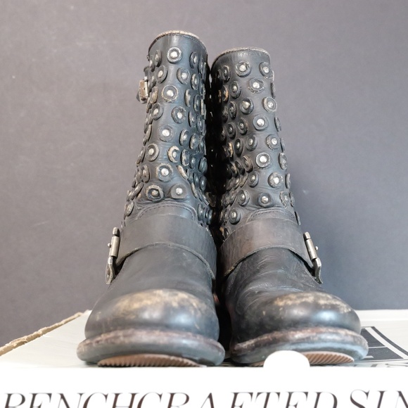 Distressed Frye Jenna moto boot size 6 - Picture 5 of 9